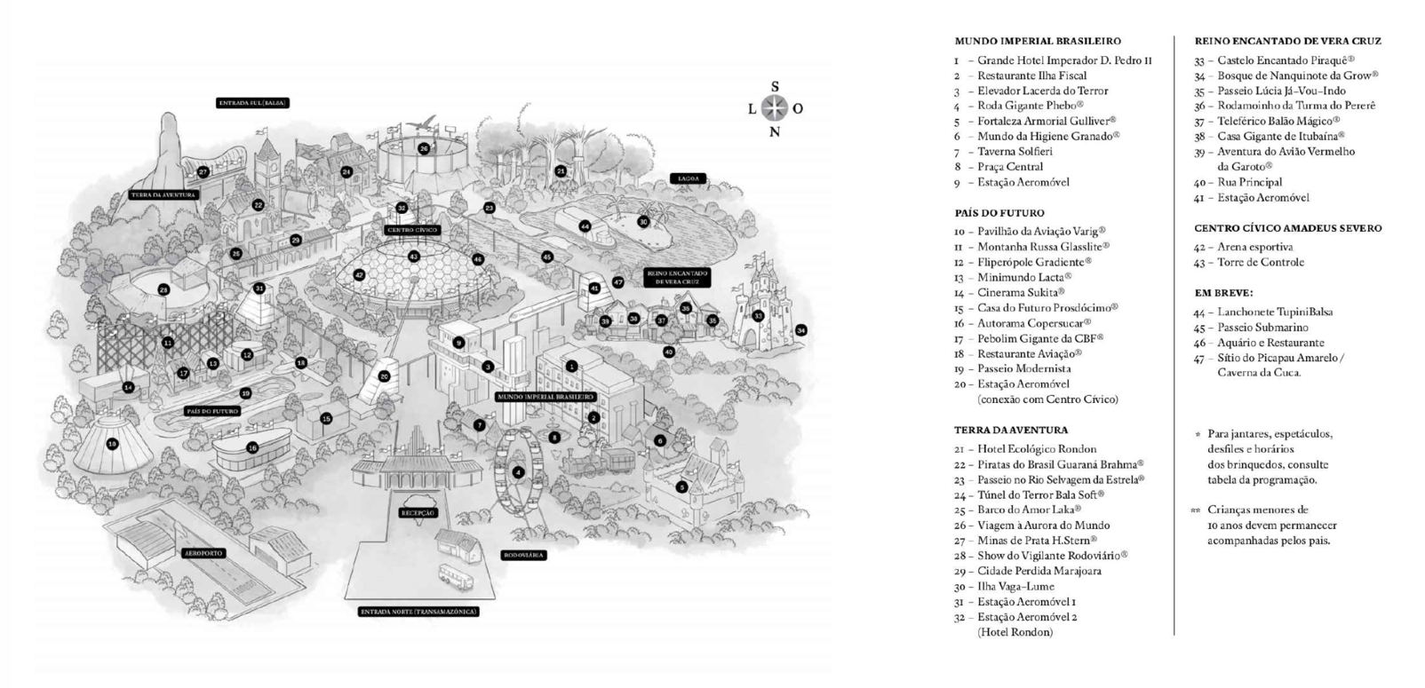 Mapa de Tupinilândia.